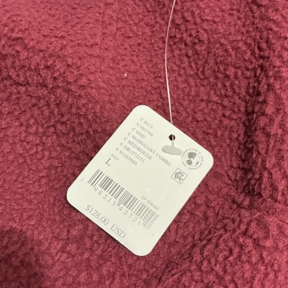 FREE PEOPLE MOVEMENT Hit The Slopes 1/4 Zip Pullover L Mahogany Combo $128 NWT - Picture 7 of 14